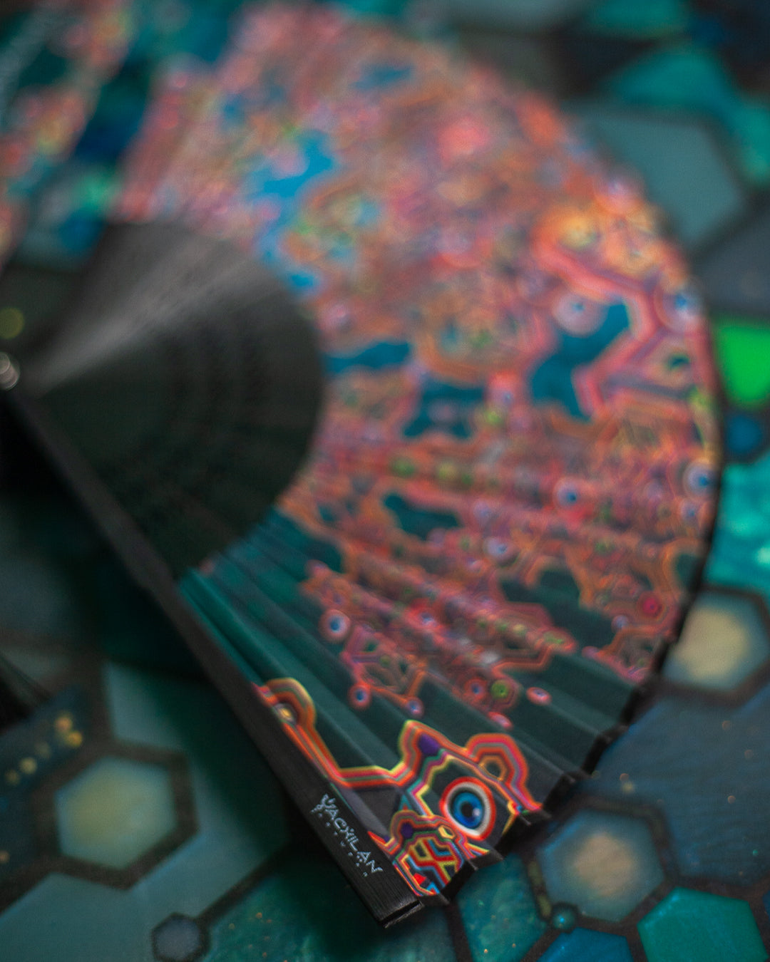 Hand Fan / Bamboo - ATLANTHEON Black